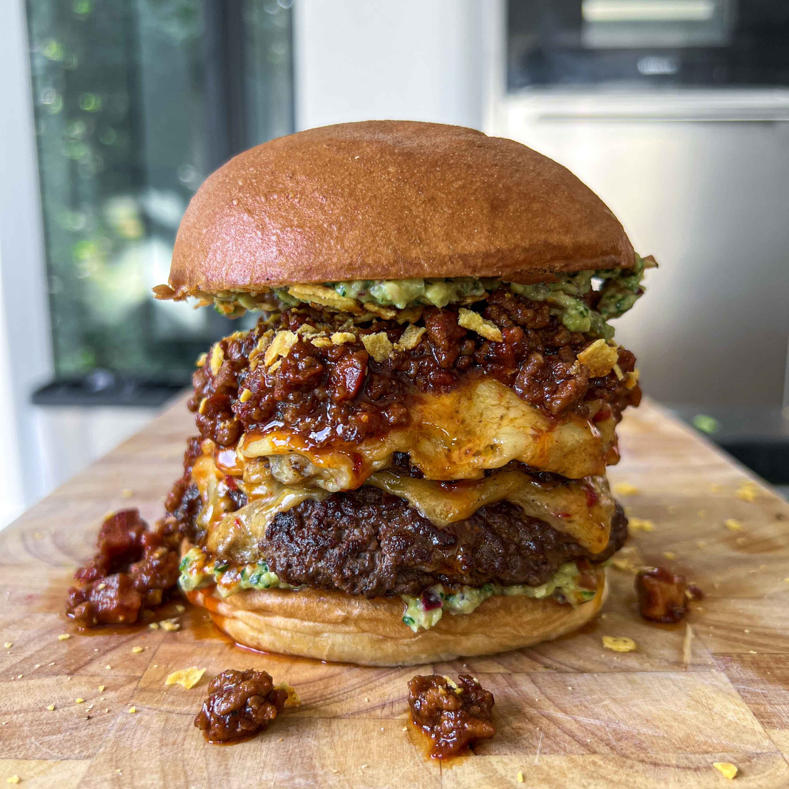 chilli cheese burger